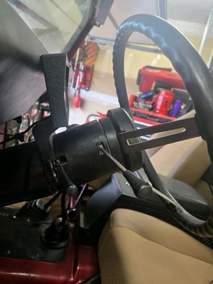 Custom screen mount for EFI hand held screens