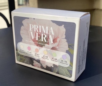 Jello Jello Prima Vera 2022 Spring Pastel Gel Nail Polish Set White Pink Coral