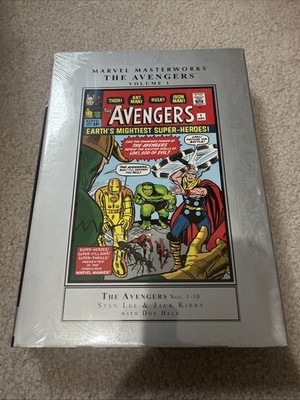 Marvel Masterworks The Avengers Vol. 1 Nos. 1-10  Stan Lee & Jack Kirby Sealed