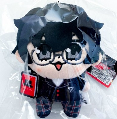 PERSONA 5 × BUKUBU Hero (Ren Amamiya Joker) Plush with Keychain Stuff doll (A)