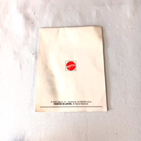 Mattel Super Glove Ball NES Manual NES-5L-USA Game Guide 1990 Vintage Nintendo