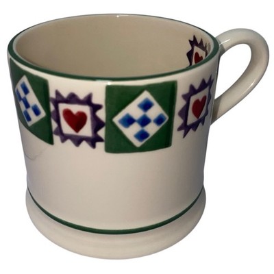 Emma Bridgewater Weihnachten Quilt kleine Tasse - erste Qualität neu