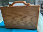 Vintage Handmade Wooden Box Suitcase, Retro Luggage, Travel Case, Wooden — photo 8