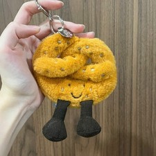 Jellycat Amuseable Pretzel Plush Bag Charm Keychain NWT Collectible Gift 2026