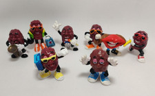 California Raisins PVC Figure lot of 8 Applause 1987 Calrab Rock Band
