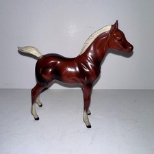 Vintage Hartland Plastics 6" Glossy Flaxen Chestnut Foal Horse Colt 1960s