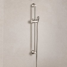 Hansgrohe Unica 650 Mm Shower Slide Bar 650 Brushed Nickel Metal NIB