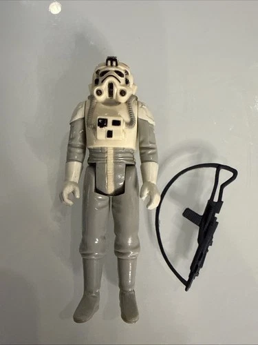 Vtg Star Wars AT-AT Driver Orange Logos Complete Action Figure 1980 HK Kenner