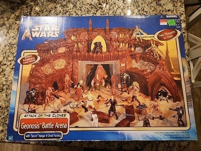 Star Wars ジオーノシスバトルアリーナ Star Wars Attack of The Clones Geonosis Battle Arena Playset RARE