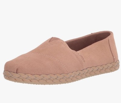 TOMS Women s Alpargata Slip On Leather Shoe Sz 9.5 Casual Espadrille Loafers New