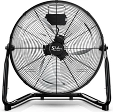 Simple Deluxe18 Inch3-Speed High Velocity Heavy Duty Metal Industrial Floor Fans