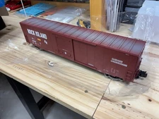 Atlas Premier O Rock Island 60' Single Door Auto Parts Box Car 6548-1