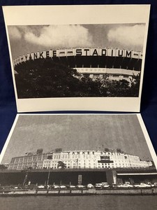2 Vintage Photographs of Yankee Stadium