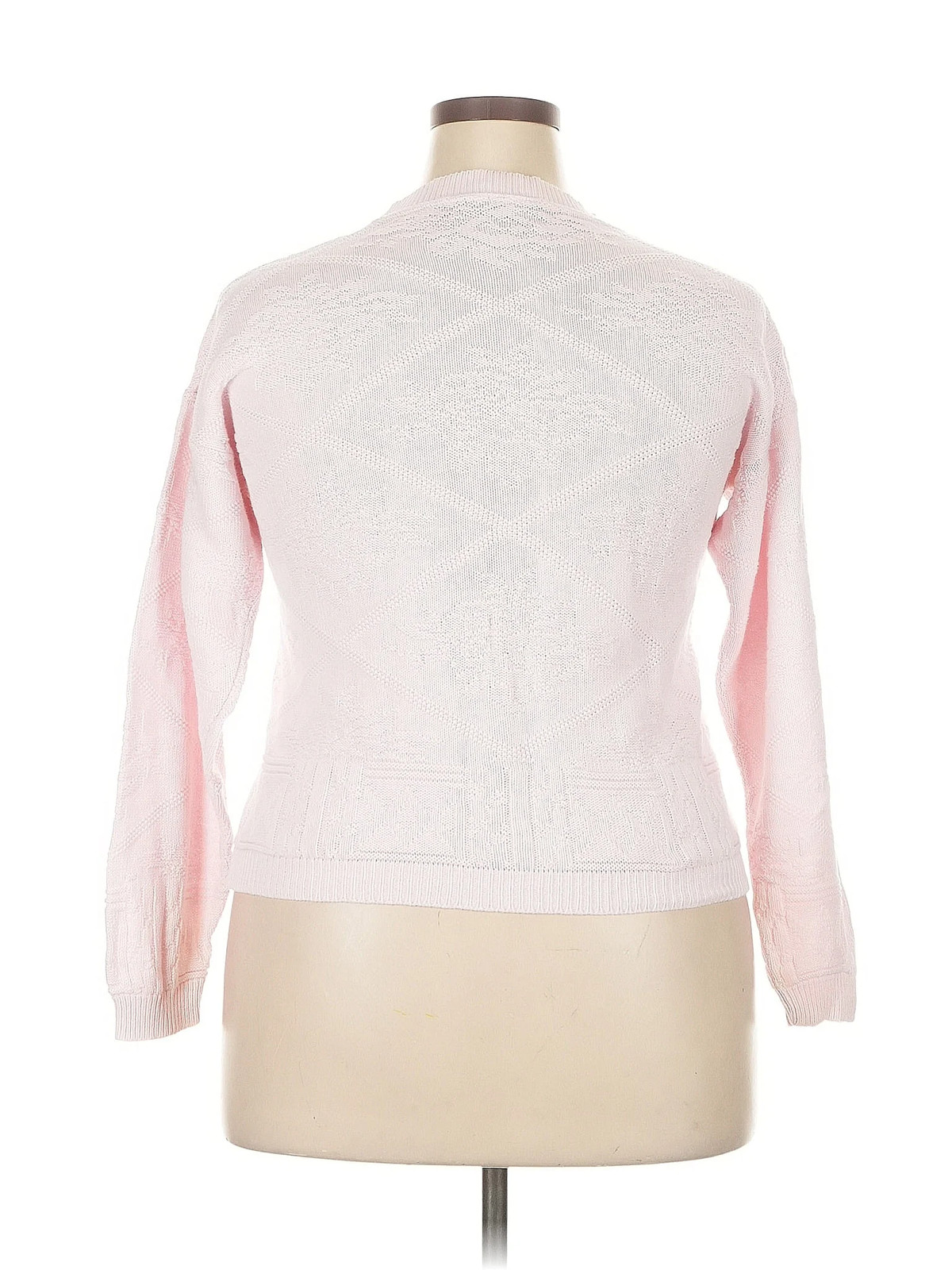 Classic Elements Women Pink Pullover Sweater XXL - image 2
