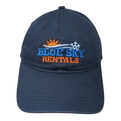 Blue Sky Rentals Slideback Baseball Cap Blue One Size Adjustable 9Twenty New Era