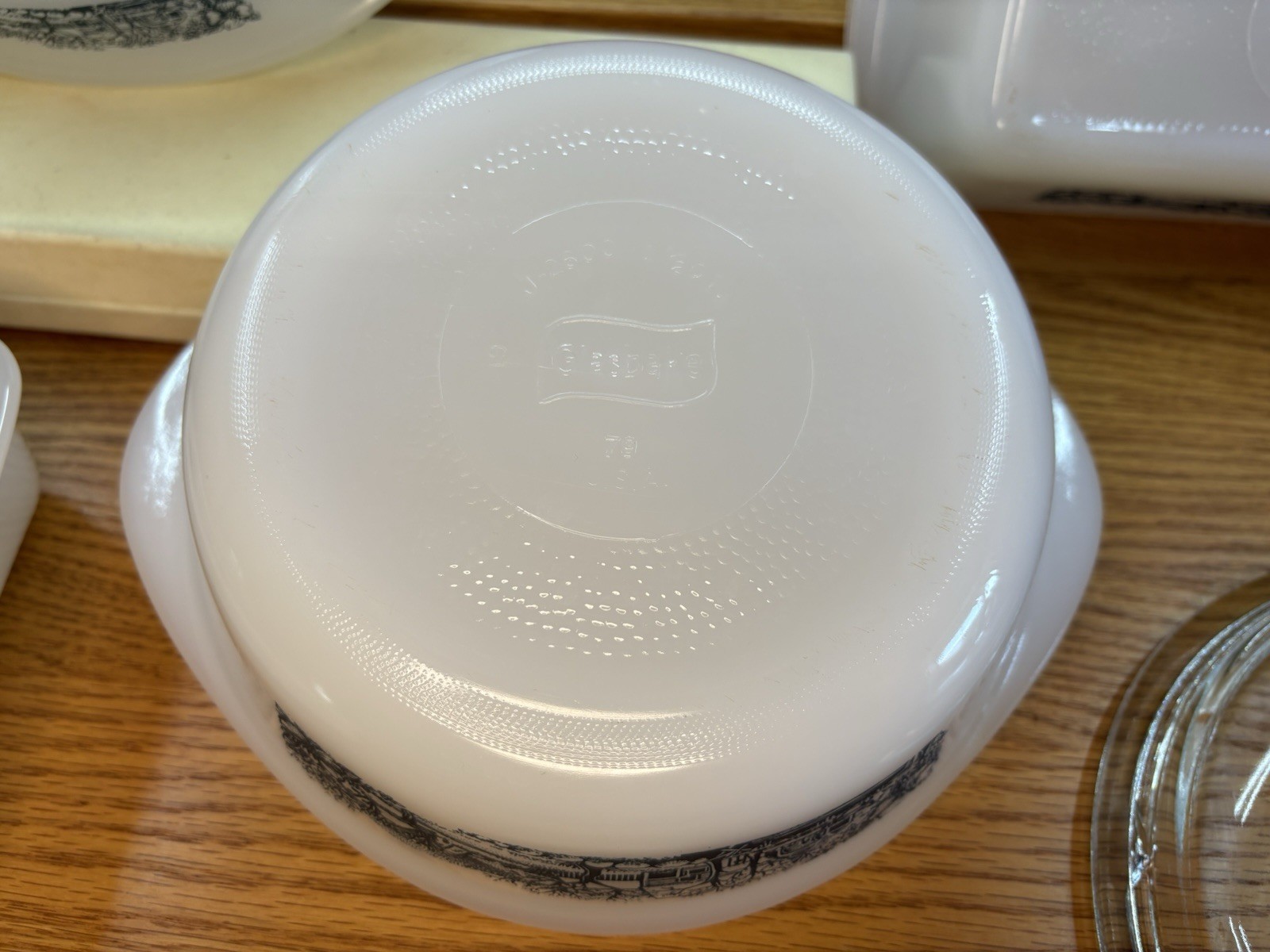 Vintage Glasbake  Casserole Baking Dishes. Lot of 6 Pieces. *READ*