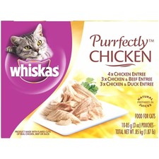 Wet Cat Food Variety Pack Chicken Recipe 3 Ounce Cans 10 Count