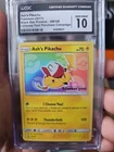 Ash's Pikachu SM108 Pokemon 2017 Black Star Promo I Choose You CGC 10 Gem Mint