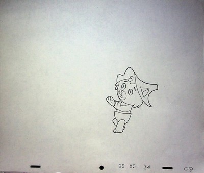 Cattanooga Cats 1969 Hand-Drawn Production Pencil Cel Hanna-Barbera ABC