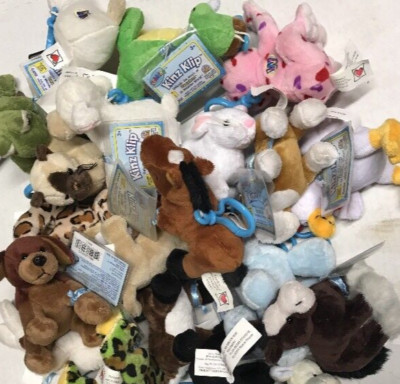  Webkinz Kinz-Klip 10-Plush Random Toy Lot With Online Codes To Love Forever 