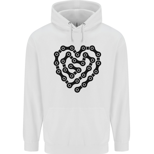 Heart Bike Chain Cycling Biker Motorbike Childrens Kids Hoodie - Picture 13 of 80
