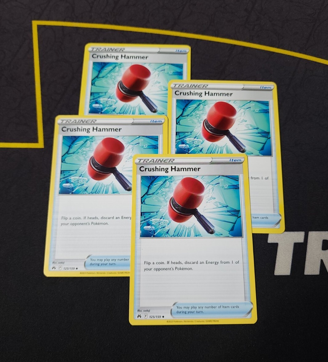 x4 Crushing Hammer 125/159 Pokemon TCG Crown Zenith NM/M eBay