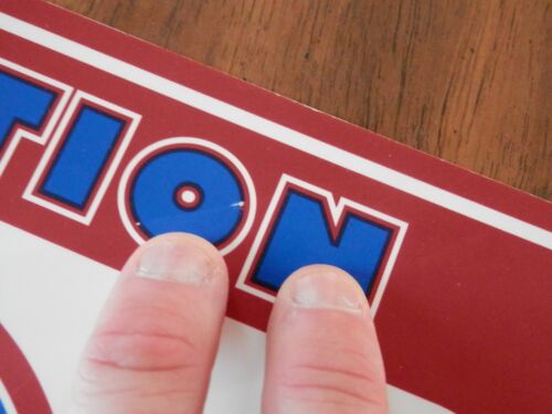 Philadelphia Phillies wall sign new vtg MLB caution sign 1996 - Picture 5 of 12