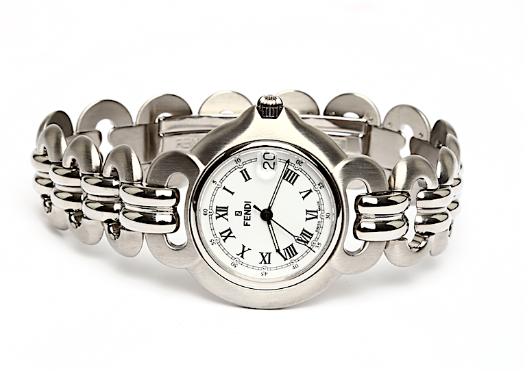 [良品]Fendi 210L Women's SS Silver Dial FENDI Quartz watch Ladies 210L 001-380 Genuine stainless
