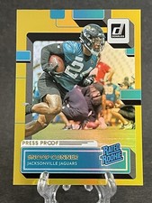 2022 Donruss Press Proof Premium Gold Snoop Conner RC #345 Jacksonville