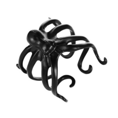 Black Steampunk Gothic Boho Fashion Octopus Adjustable Statement Ring