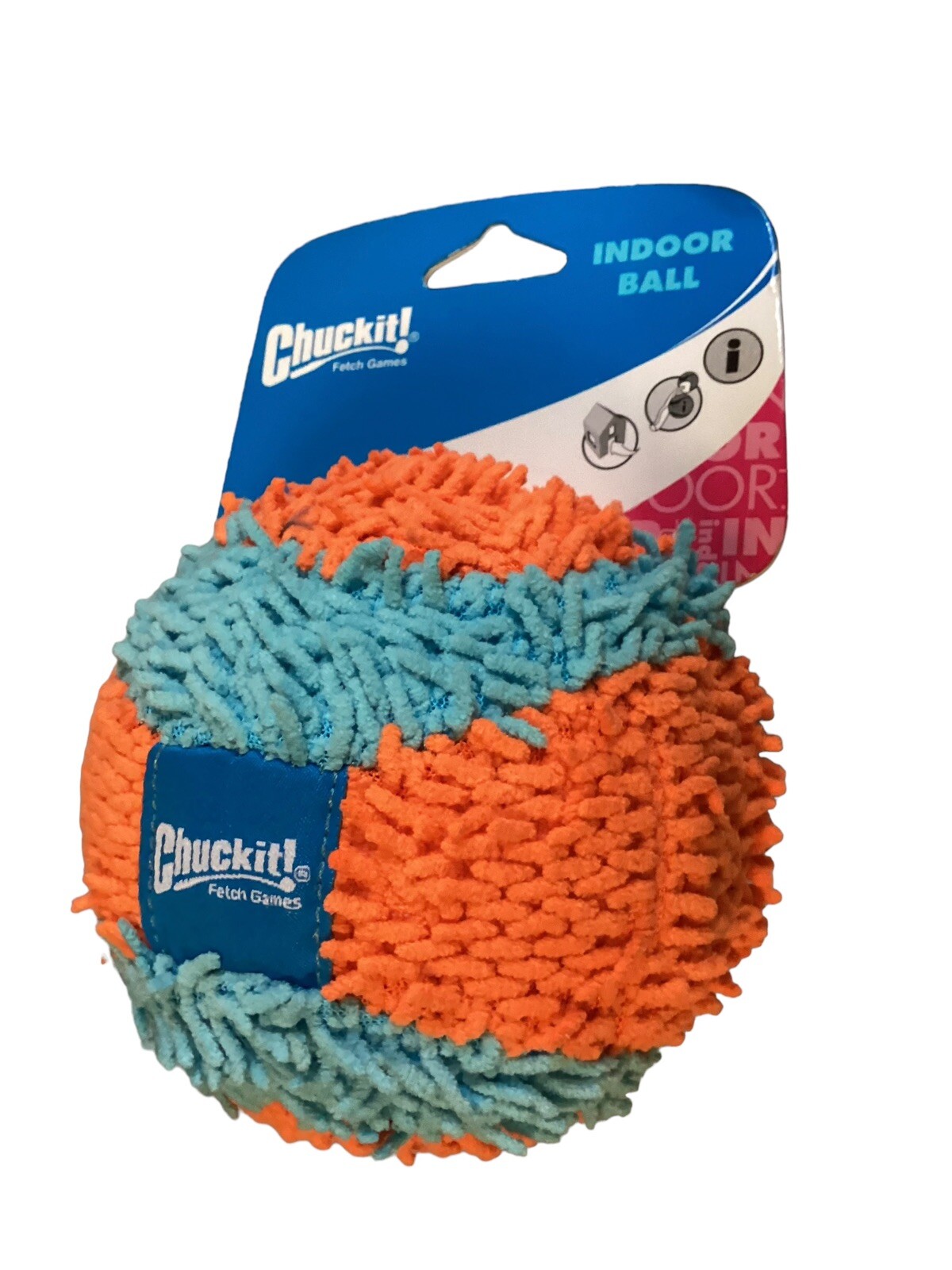 Chuckit Durable Indoor Ball 4.75" Dog Toy Fetch Games Fling 