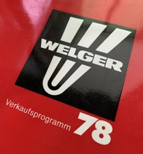 WELGER Jahresmappe 1978 / Prospekte Aufsammelpresse Kipper Mähwerk Dungstreuer