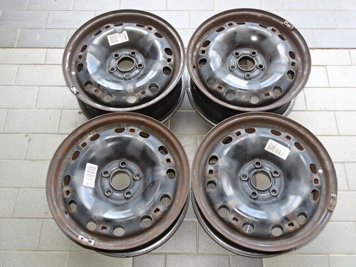 Felge Stahlfelgen Satz 4 Stück 6 x 15 ET38 original VW Polo Typ 6R/6C 6R0601027D