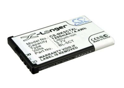 Akku für Nokia 5220 5220 XpressMusic 5630 XpressMusic BL-5CT 1200mAh NEU