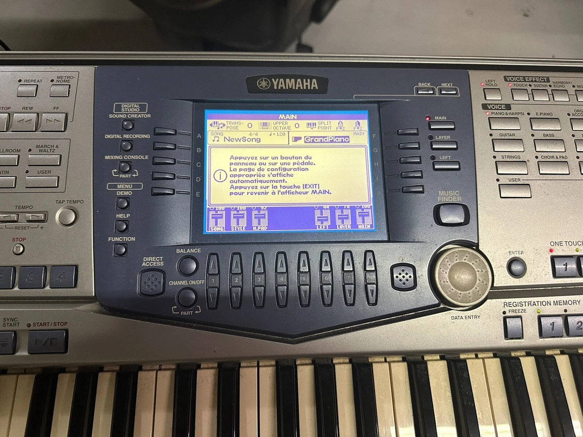 Yamaha PSR 1100 Electronic Keyboard Flat Professional MIDI