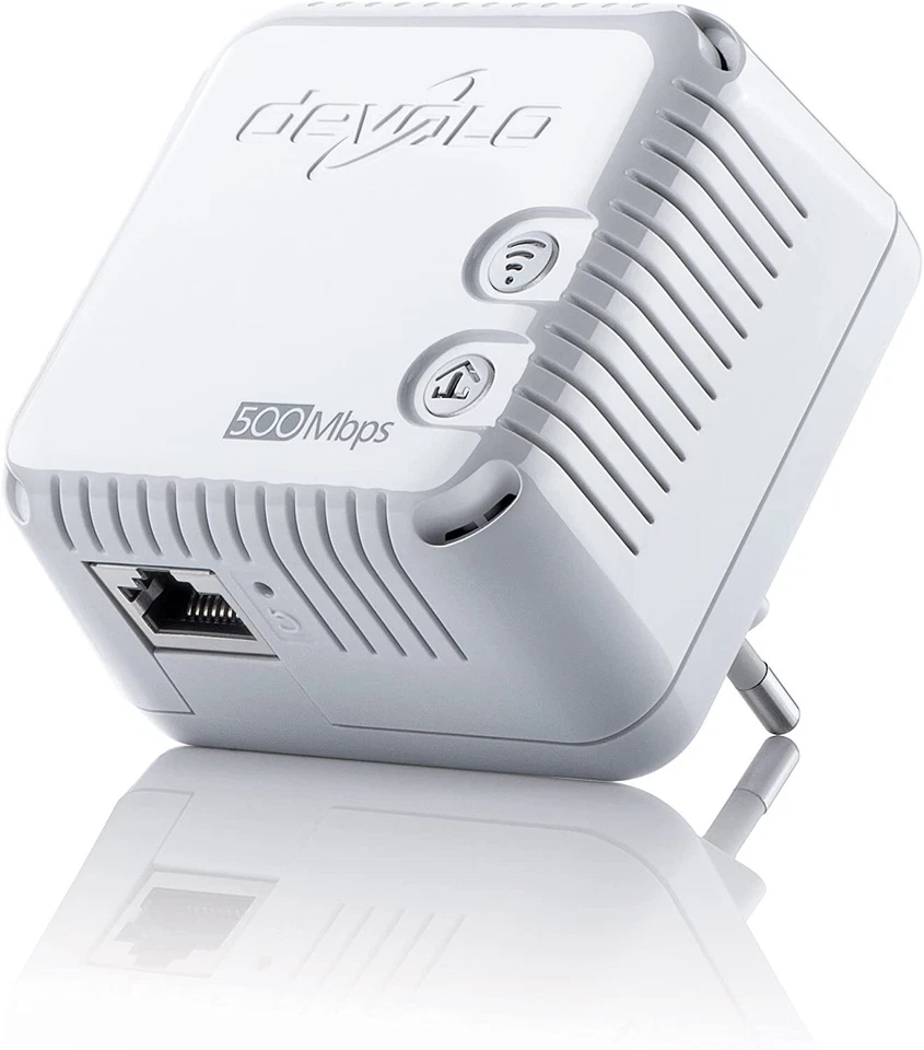 Devolo dLAN 500 WiFi Powerline, Internet über die Steckdose, WLAN, 1x LAN Port - Bild 2 von 3