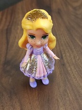 Disney Mini Rapunzel Figure Posable Doll Tangled Jakks Pacific 2021 3.5"