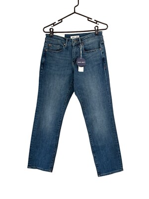 Warp + Weft ORD Chicago Straight Men's Blue Jeans Pockets Stretch Sz 28 X 30 NWT