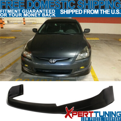 Fits 2003 2004 2005 Honda Accord 2Dr Front Bumper Lip Spoiler HFP-Style PU