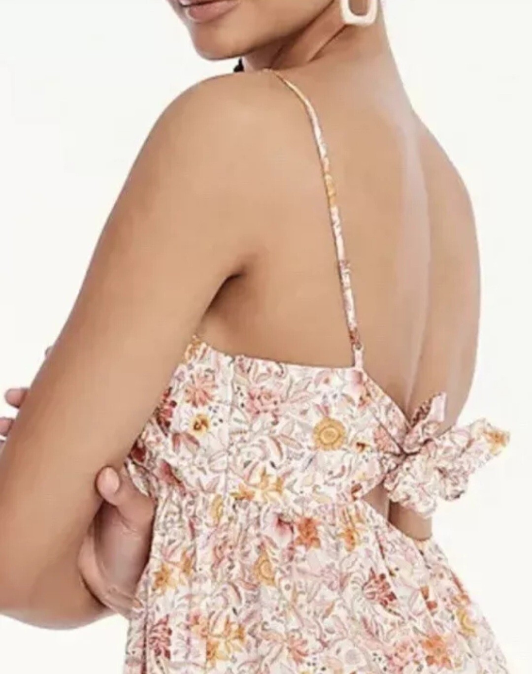 J.Crew Tiered Cotton Midi Dress Liberty Garden of Life Fabric Floral Women's 2