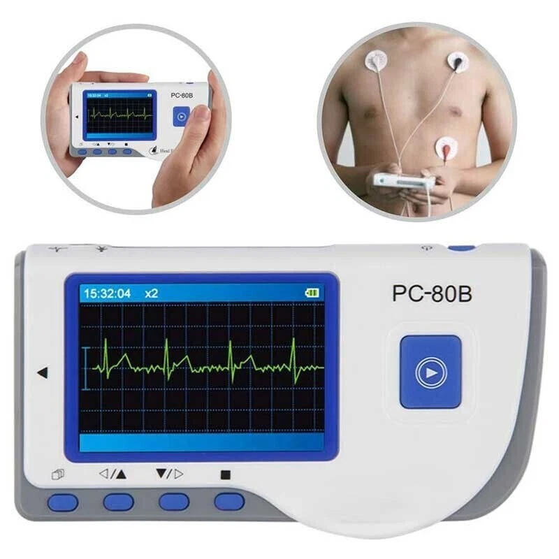 Lepu Medical Portable ECG Device Heart Monitor with Bluetooth App + AI Analysis, New - Image 2 of 4
