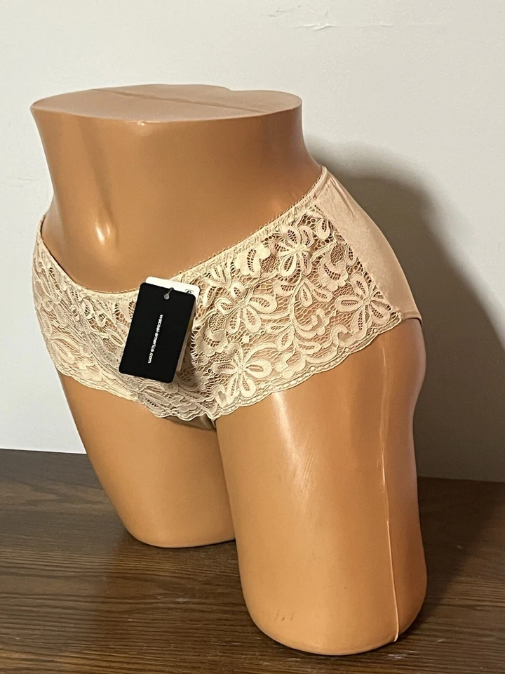 Bragas Wacoal Hipster beige medianas nuevas con etiquetas Foto 2 de 4