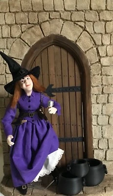 12. Maßstab Puppenhaus Hexen Kessel Set von Rycote Miniatures