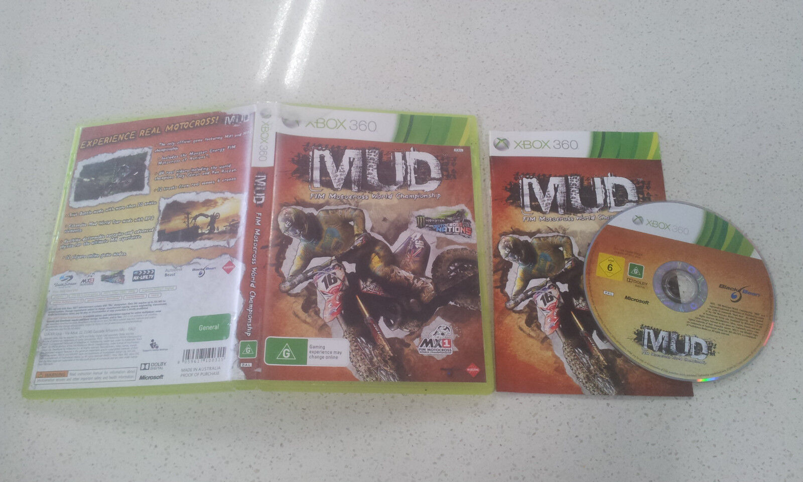 XBOX 360: MUD - Motocross World Championchip. 