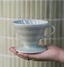 HARIO V60 02 Porcelain Dripper ALLPRESS ESPRESSO Limited Edition Made in Japan