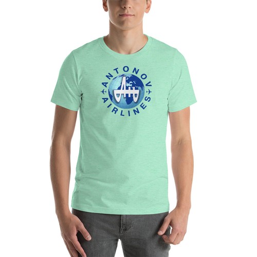 Antinov Airlines Short-Sleeve Unisex T-Shirt - Picture 8 of 9