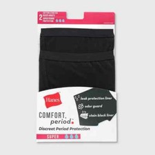 Hanes Comfort Period Panties Super Boxer Briefs