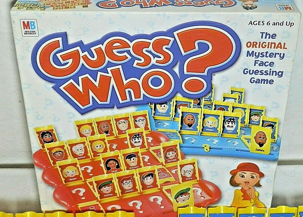 Guess Who? Hasbro Board Game, 2003, Mystery Face Guessing Game