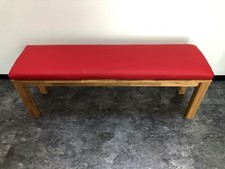 60-200x5 cm Bankauflage Polsterauflage Bank Kunstleder Skai  rutschfest 9 Farben