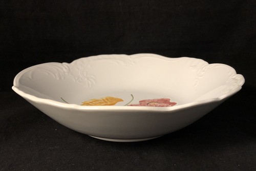 San Cristoforo Richard Ginori Lot of 8 8.5” Plates & 10.5” Bowl Painted Poppies - Picture 8 of 12